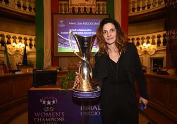 La UEFA Women’s Champions League in mostra all’Olimpico prima di Roma-Fiorentina
