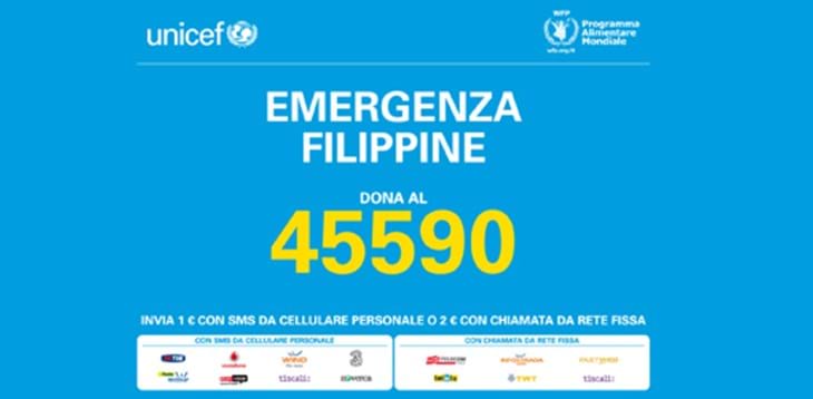 La Figc al fianco di UNICEF e WFP a sostegno delle popolazioni Filippine