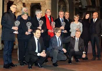 A Palazzo Vecchio sfilano le nuove stelle della ‘Hall of Fame del calcio italiano’