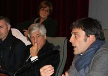 Rivera, Montella e Farina all'Istituto Fermi di Roma