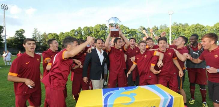 La Roma raddoppia e vince la Supercoppa Allievi. Giovanissimi Prof: in testa Parma e Milan