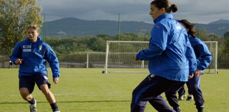 Sessione di recupero per le Azzurre nel ritiro di Montreux