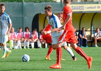 Nazionale Under 16: pareggio in rimonta nella seconda amichevole con la Svizzera