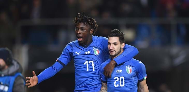 Un gol di Matteo Politano regala la vittoria all’Italia che chiude in bellezza il 2018