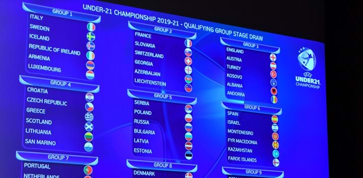 Qualificazioni EURO 2021: l’Italia nel girone con Svezia, Islanda, Rep. d’Irlanda, Armenia e Lussemburgo