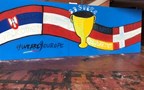 Trieste apre il cammino verso le finali con un murale dipinto allo stadio “Nereo Rocco”