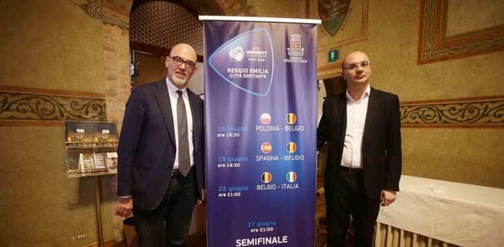 L’Europeo Under 21 fa tappa a Reggio Emilia per la presentazione del Centenario Granata