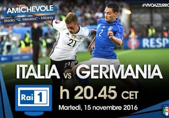 Amichevole: alle 20.45 Milano ospita Italia vs Germania!