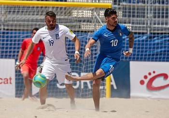 Qualificazioni World Beach Games: sette gol alla Grecia, l'Italia parte bene