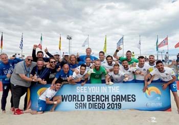 L'Italia batte la Francia per 10-2 e si qualifica per i World Beach Games