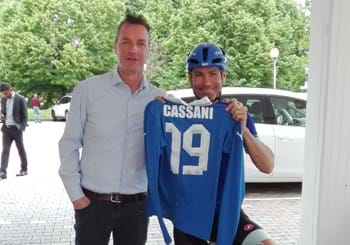 L'incontro con il ct della Nazionale di ciclismo Cassani