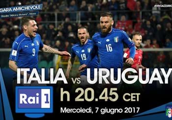 Alle 20.45 l'amichevole Italia vs Uruguay a Nizza!