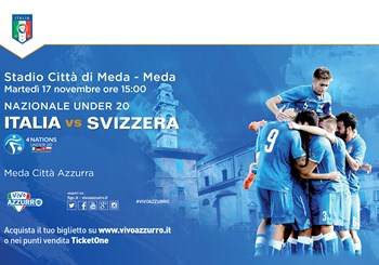 In vendita i biglietti per Italia-Svizzera a Meda!