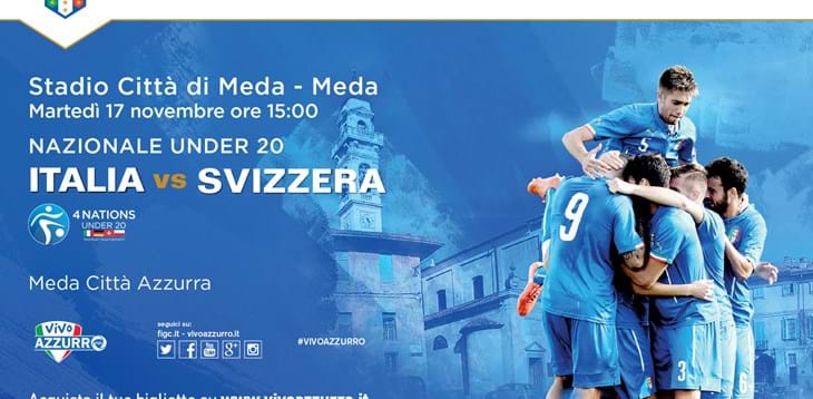 In vendita i biglietti per Italia-Svizzera a Meda!