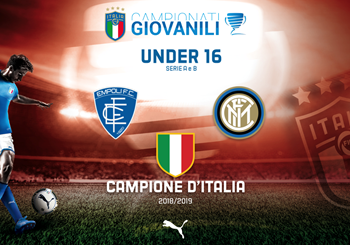A Ravenna è Empoli contro Inter. In palio il titolo italiano di categoria 2018/2019
