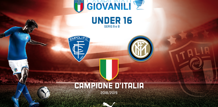 A Ravenna è Empoli contro Inter. In palio il titolo italiano di categoria 2018/2019
