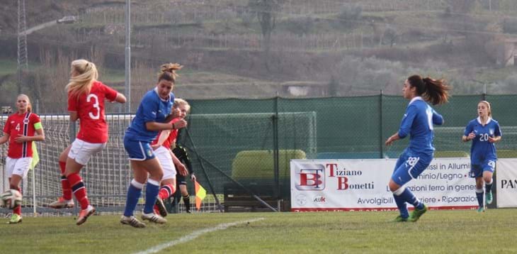 Under 17 femminile: 2-2 nell'amichevole con la Norvegia
