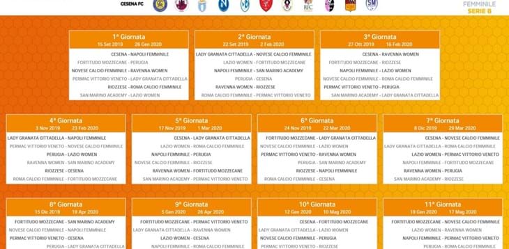 Presentati i calendari, con l’integrazione del Perugia: si parte il 15 settembre, ultima giornata il 17 maggio
