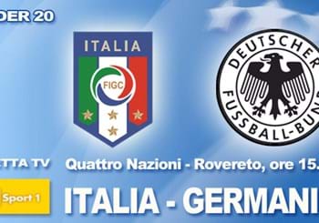 Under 20: alle 15.00 Italia-Germania, antipasto della sfida del Meazza