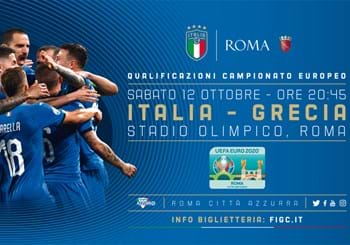 Tickets go on sale in mid-September for Italy vs. Greece at the Stadio Olimpico
